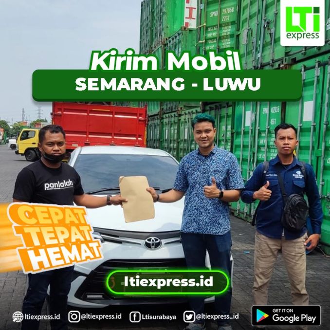 kirim mobil semarang luwu