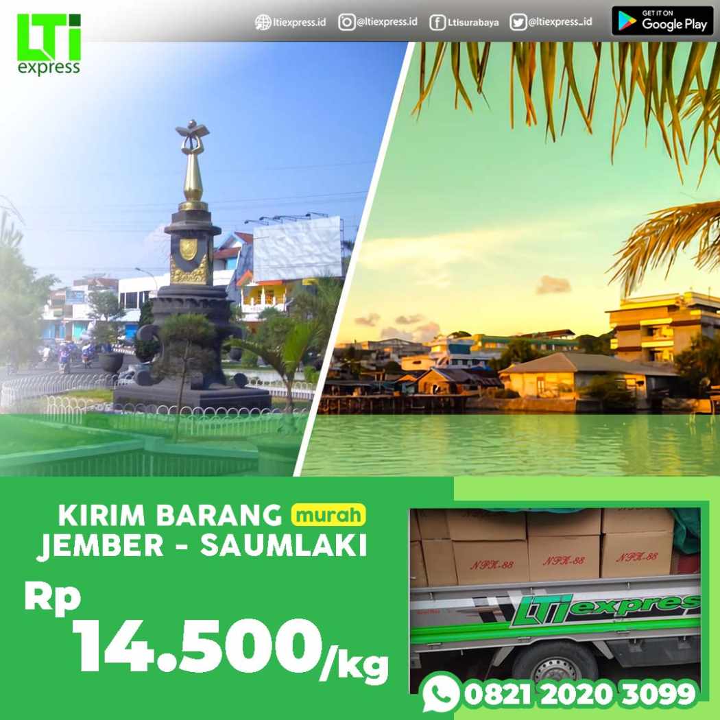 cargo murah jombang saumlaki