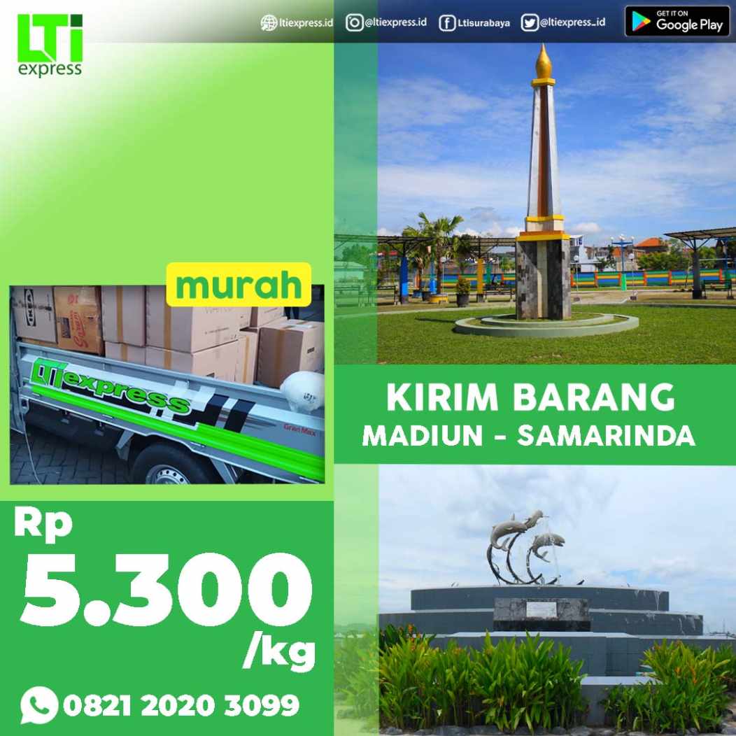 cargo murah madiun samarinda