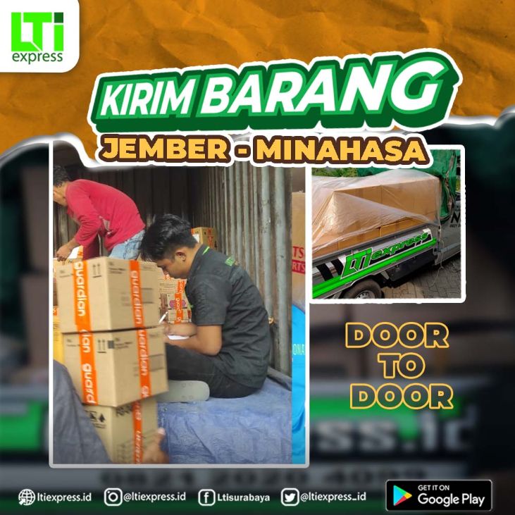 ekspedisi jember minahasa