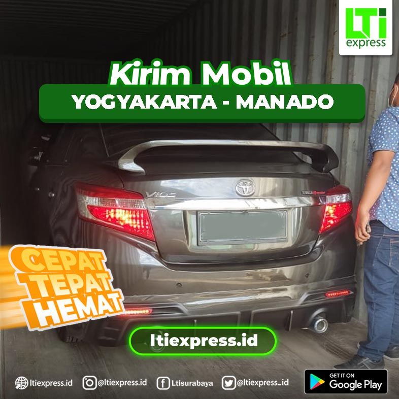 kirim mobil yogyakarta manado