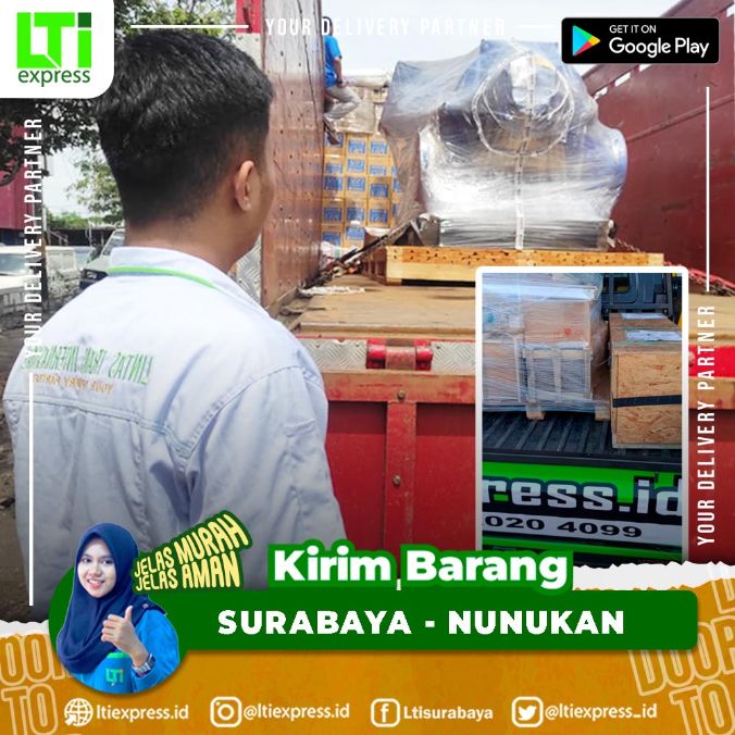cargo murah surabaya ke nunukan