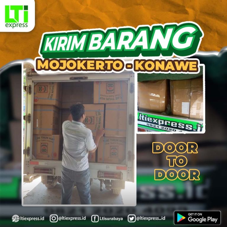 ekspedisi murah mojokerto ke konawe