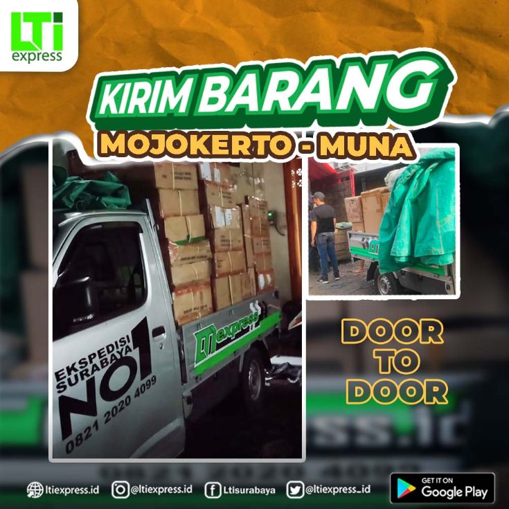 ekspedisi murah mojokerto muna