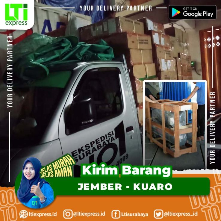 ekspedisi murah jember kuaro