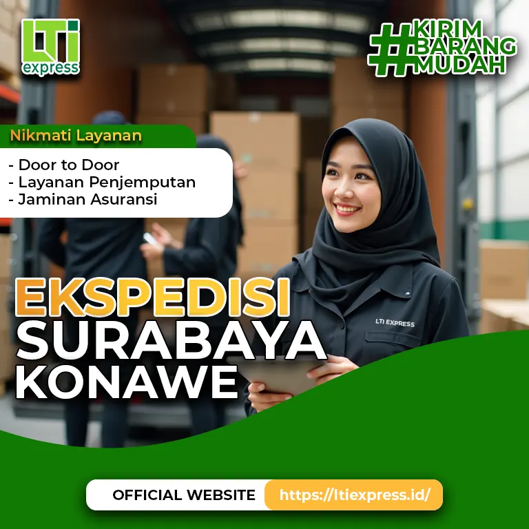 ekspedisi surabaya ke konawe murah