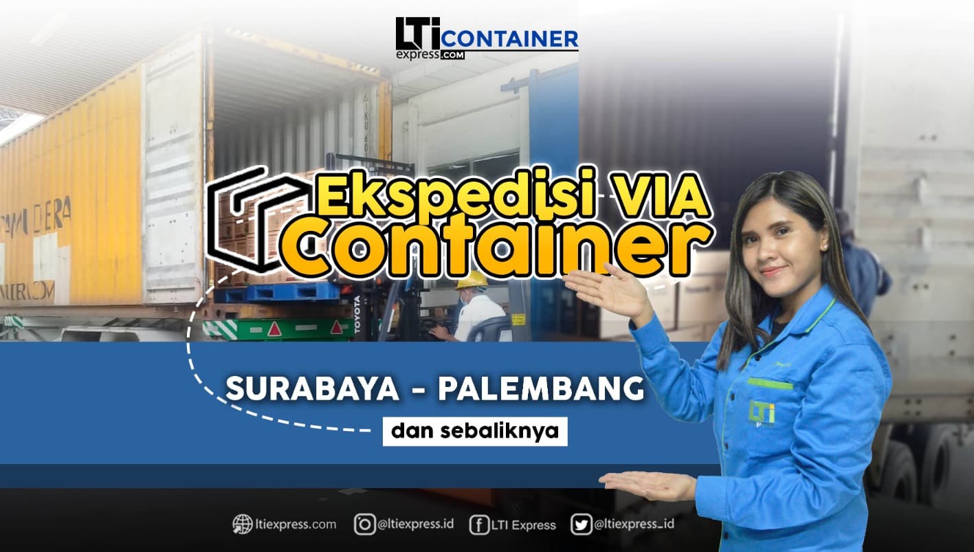 ekspedisi container surabaya palembang