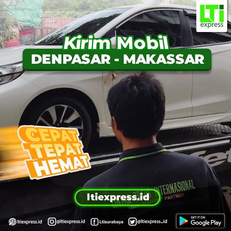 jasa kirim mobil murah denpasar makassar