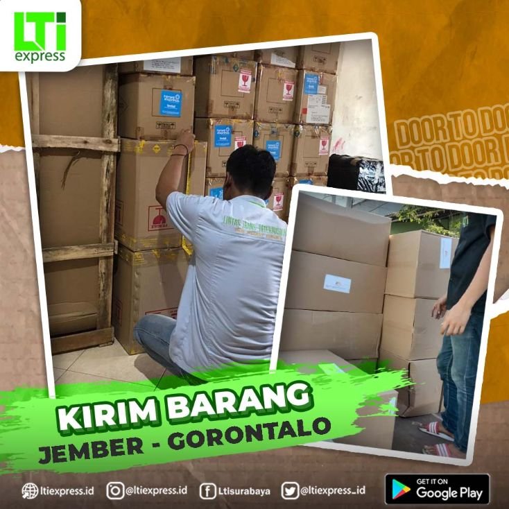 ekspedisi murah jember gorontalo