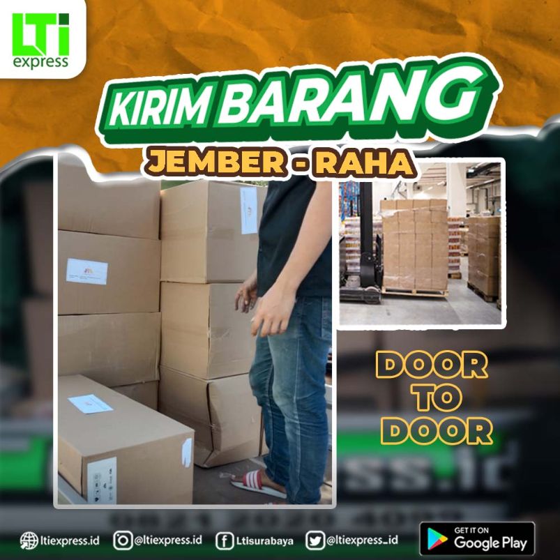 ekspedisi jember raha