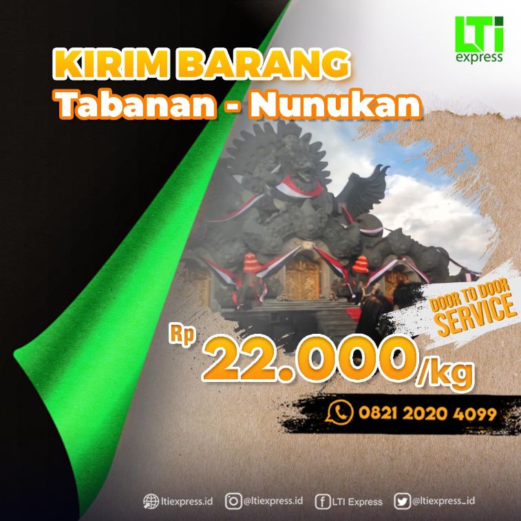 ekspedisi tabanan nunukan