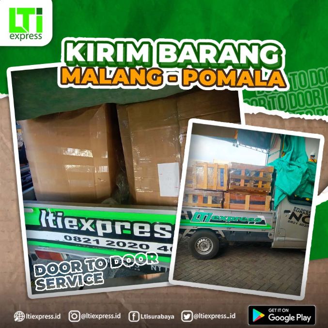 ekspedisi murah malang ke pomala