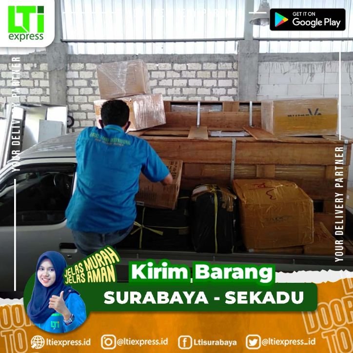 ekspedisi murah surabaya sekadau