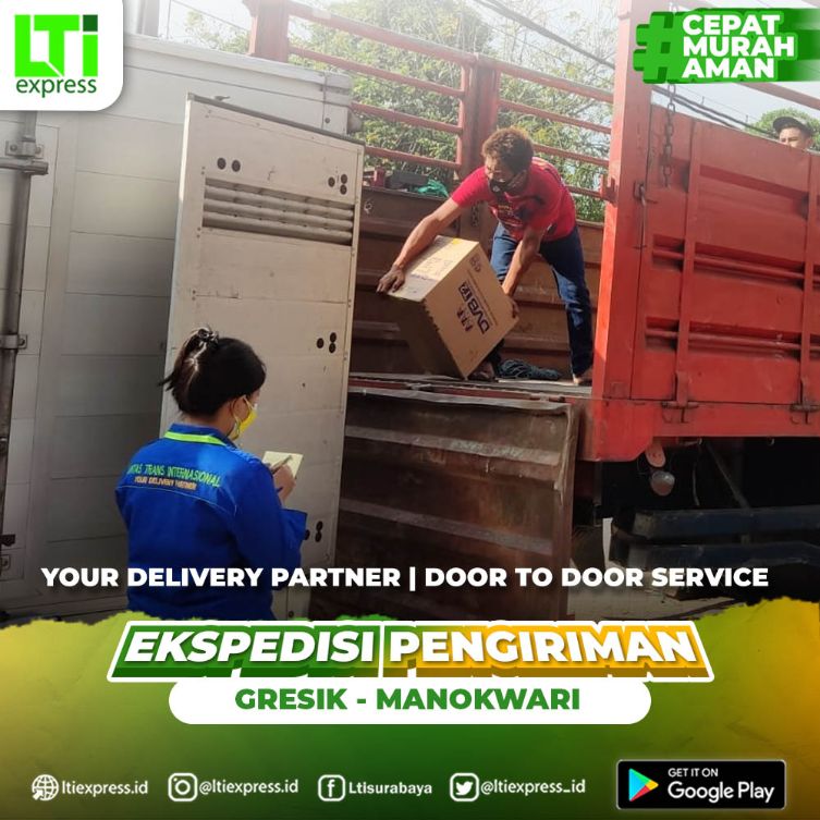 ekspedisi gresik ke manokwari