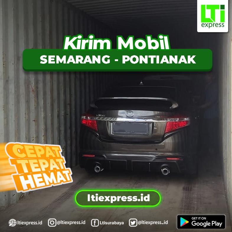 jasa kirim mobil murah semarang pontianak