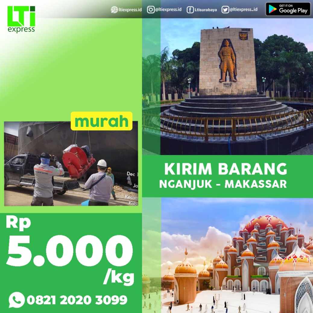 cargo murah nganjuk ke makassar