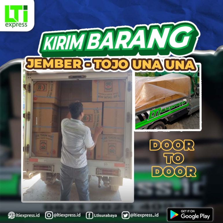 ekspedisi murah jember toja una una