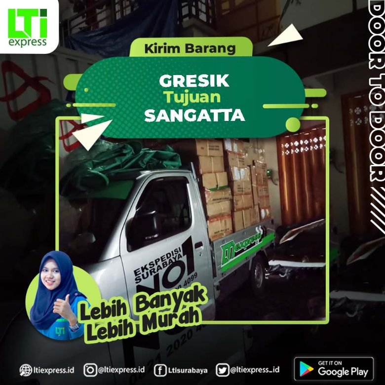 ekspedisi murah gresik sangatta