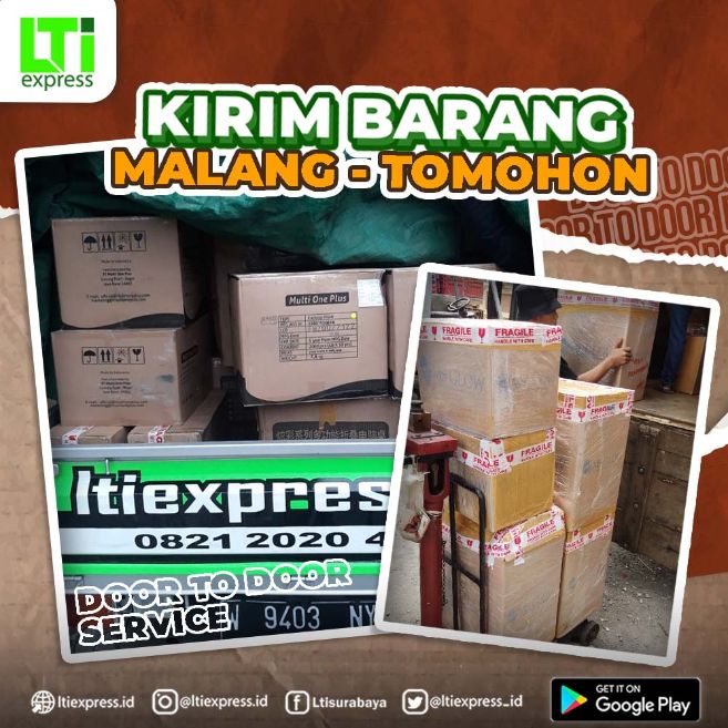 ekspedisi murah malang tomohon